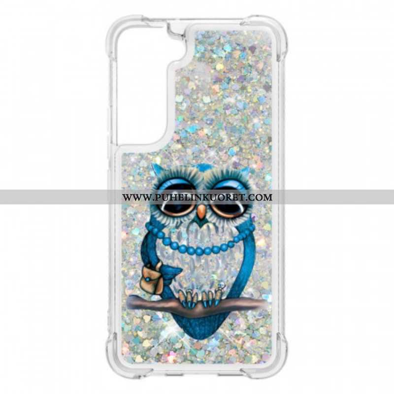 Kuori Samsung Galaxy S22 5G Neiti Owl Sequins