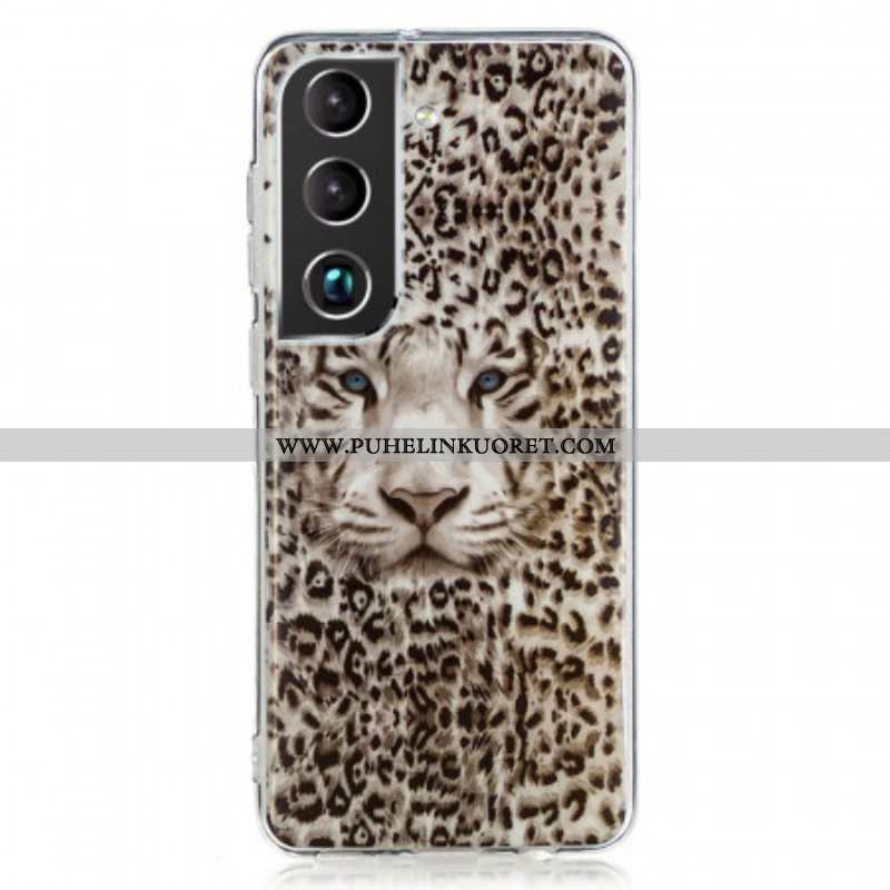 Kuori Samsung Galaxy S22 5G Leopardi Loisteputki