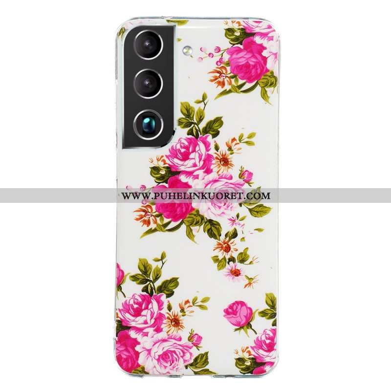 Case Samsung Galaxy S22 5G Fluoresoivat Liberty Flowers