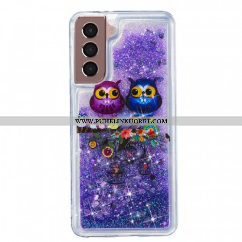 Case Samsung Galaxy S22 5G Kimaltelevat Pöllöt