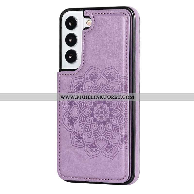 Case Samsung Galaxy S22 5G Mandala Print -korttikotelo