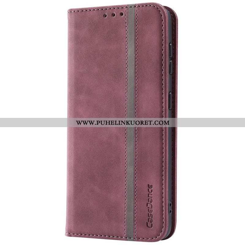 Puhelinkuoret Samsung Galaxy S22 5G Kotelot Flip Keinonahka Casedance