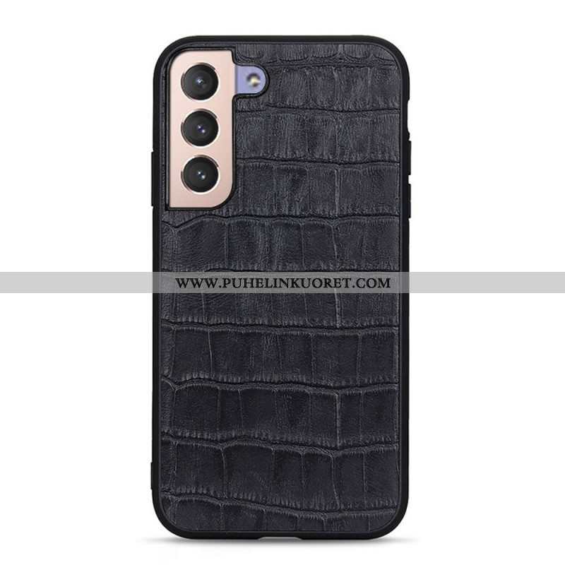 Case Samsung Galaxy S22 5G Aito Crocodile Texture -nahka