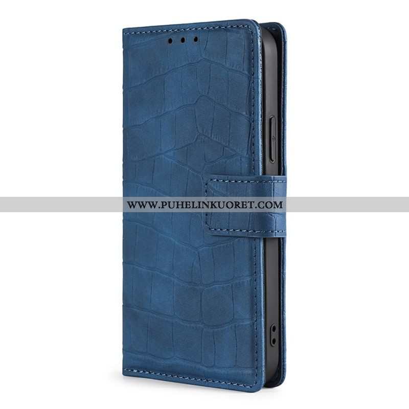 Flip Case Samsung Galaxy S22 Plus 5G Krokotiilin Ihovaikutus