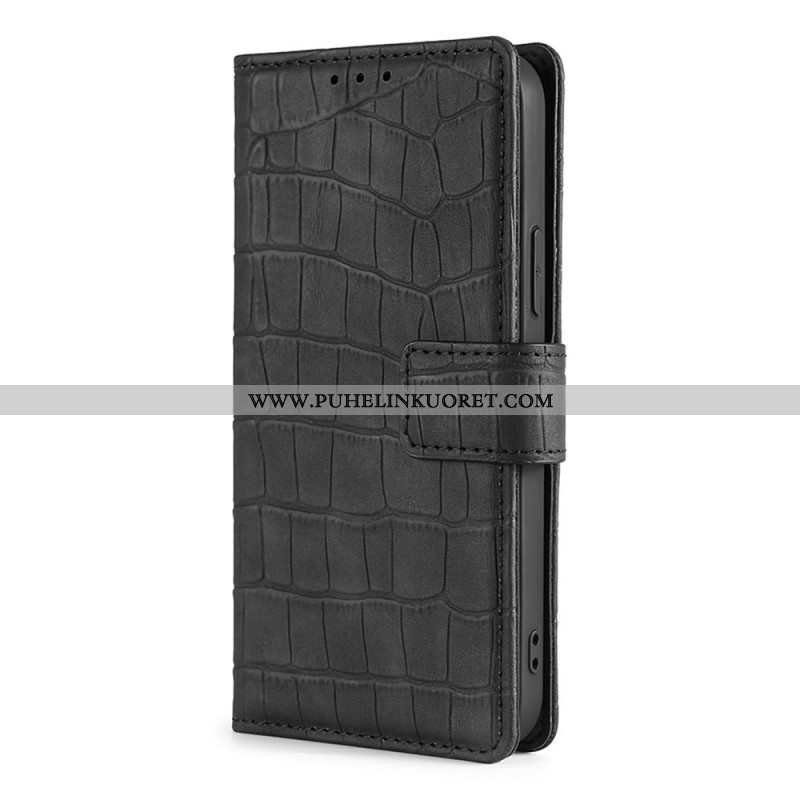 Flip Case Samsung Galaxy S22 Plus 5G Krokotiilin Ihovaikutus