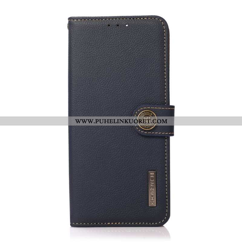 Flip Case Samsung Galaxy S22 Plus 5G Khazneh Rfid Aitoa Nahkaa