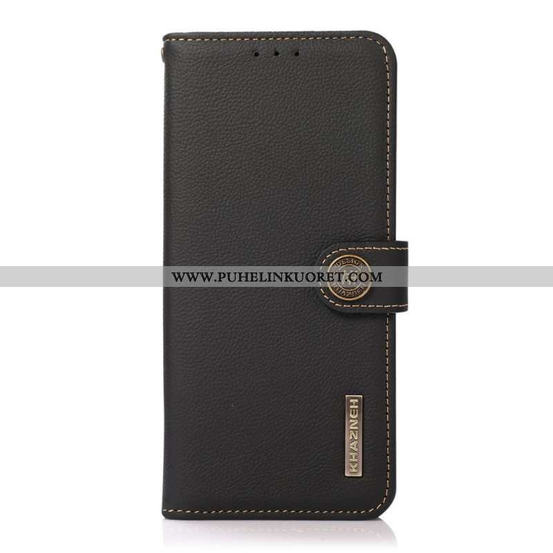 Flip Case Samsung Galaxy S22 Plus 5G Khazneh Rfid Aitoa Nahkaa