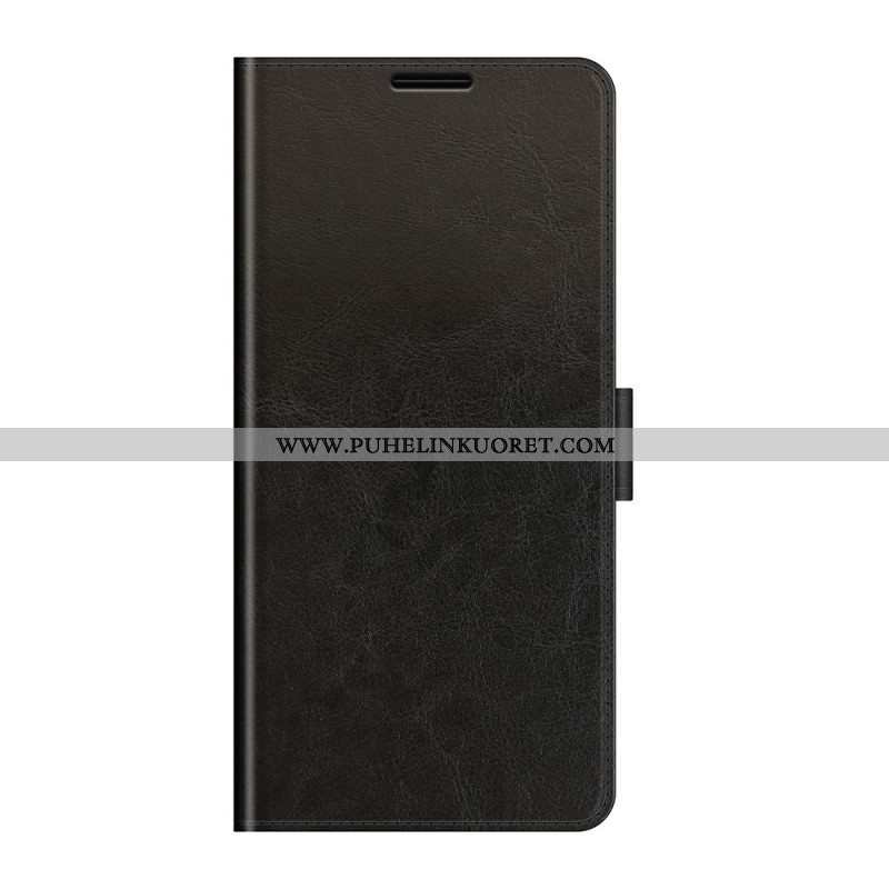 Flip Case Samsung Galaxy S22 Plus 5G Suunnittelija Nahkaefekti