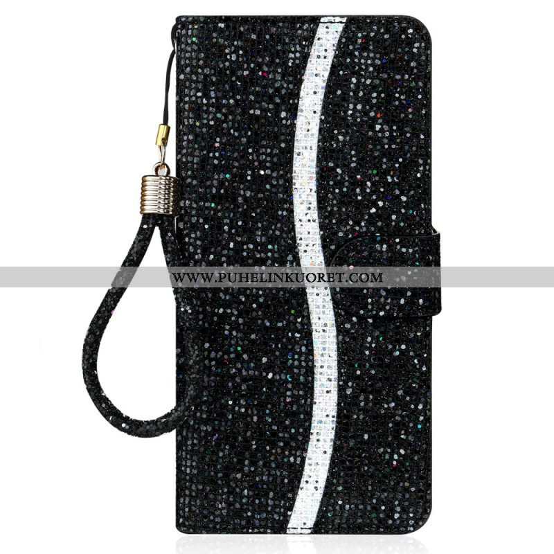 Flip Case Samsung Galaxy S22 Plus 5G Paljetteja S Design