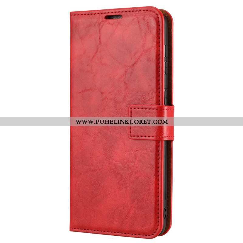 Case Nahkakotelo Samsung Galaxy S22 Ultra 5G Irrotettava Vintage-tyyli