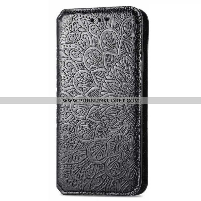 Puhelinkuoret Samsung Galaxy S22 Ultra 5G Kotelot Flip Mandala