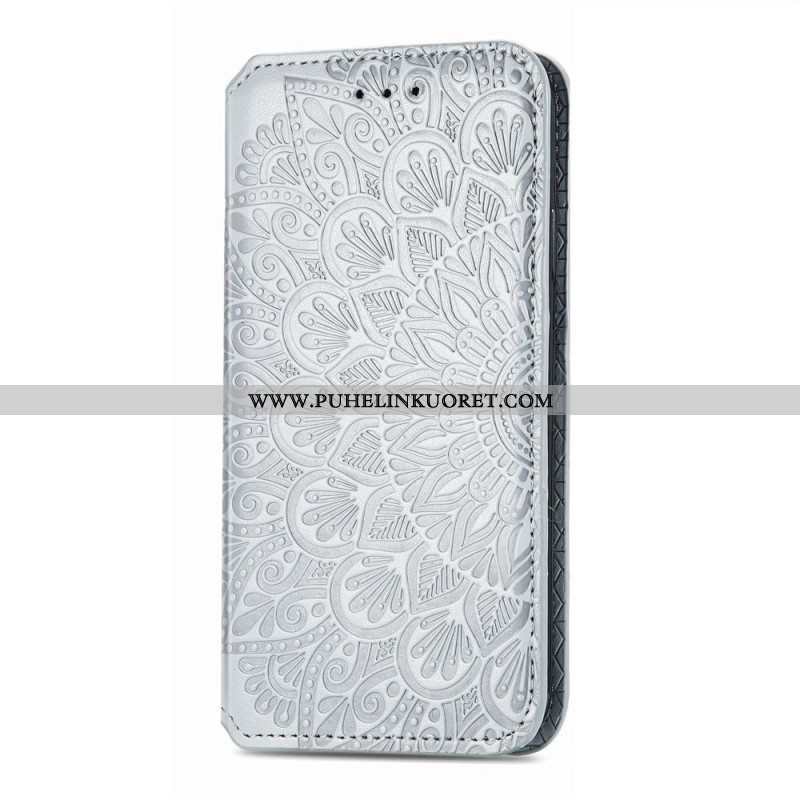 Puhelinkuoret Samsung Galaxy S22 Ultra 5G Kotelot Flip Mandala