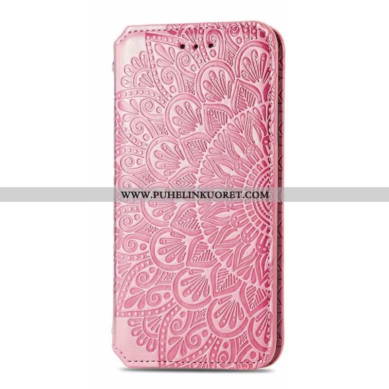 Puhelinkuoret Samsung Galaxy S22 Ultra 5G Kotelot Flip Mandala