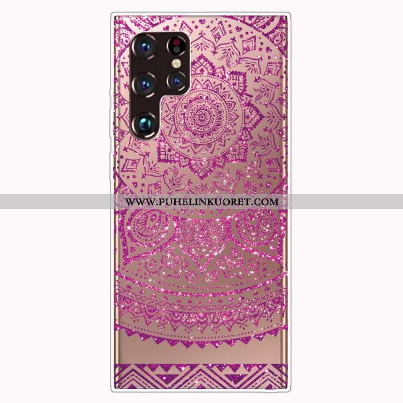 Case Samsung Galaxy S22 Ultra 5G Mandala Suunnittelu