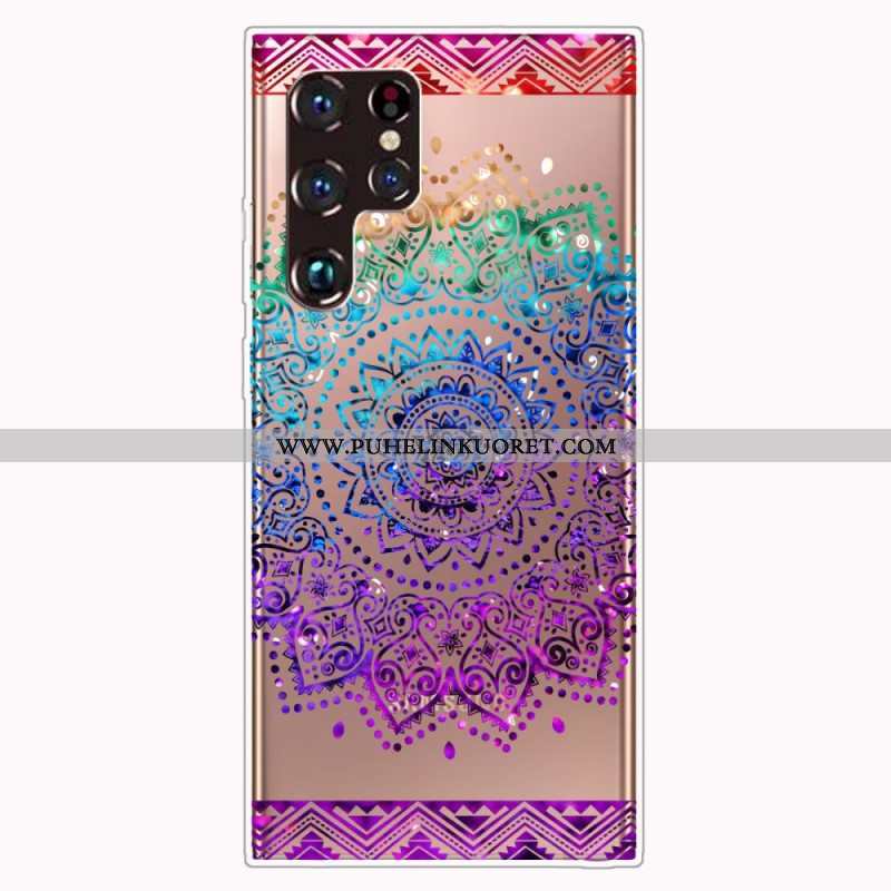 Case Samsung Galaxy S22 Ultra 5G Mandala Suunnittelu