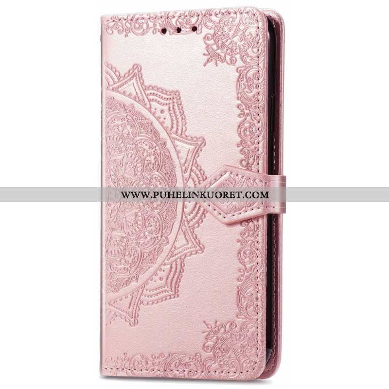 Flip Case Samsung Galaxy S22 Ultra 5G Mandala Keskiaika