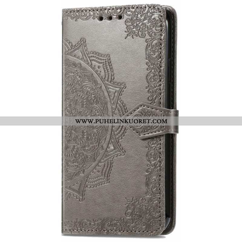 Flip Case Samsung Galaxy S22 Ultra 5G Mandala Keskiaika