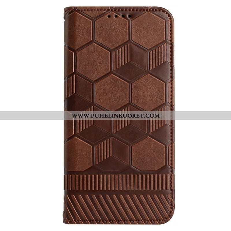 Flip Case Samsung Galaxy S23 5G Jalkapallon Kuvio