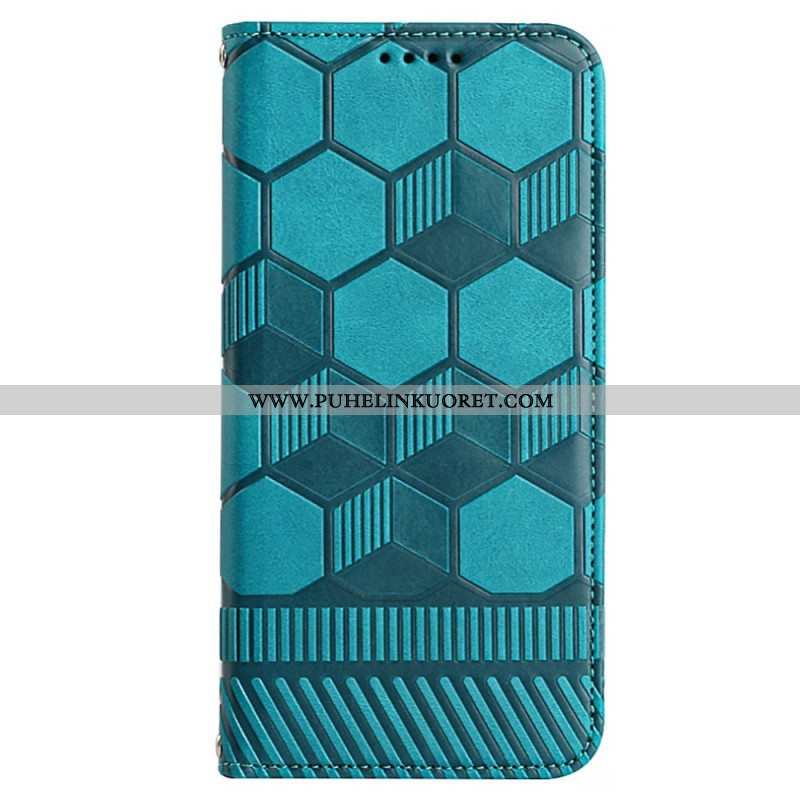 Flip Case Samsung Galaxy S23 5G Jalkapallon Kuvio