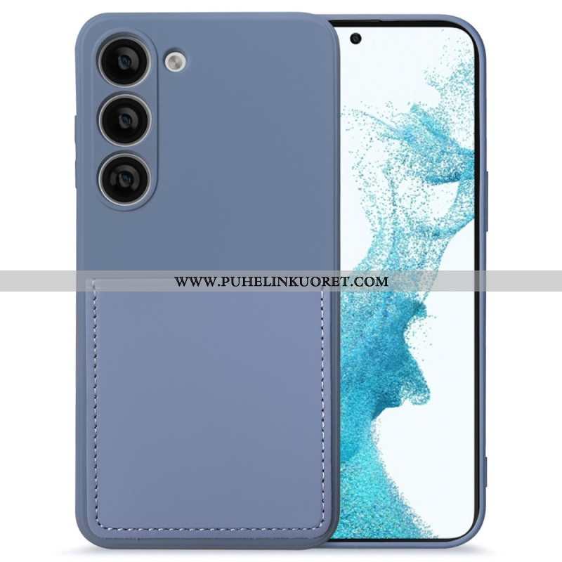 Case Samsung Galaxy S23 5G Nestemäinen Silikonikorttikotelo