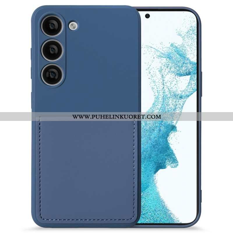 Case Samsung Galaxy S23 5G Nestemäinen Silikonikorttikotelo