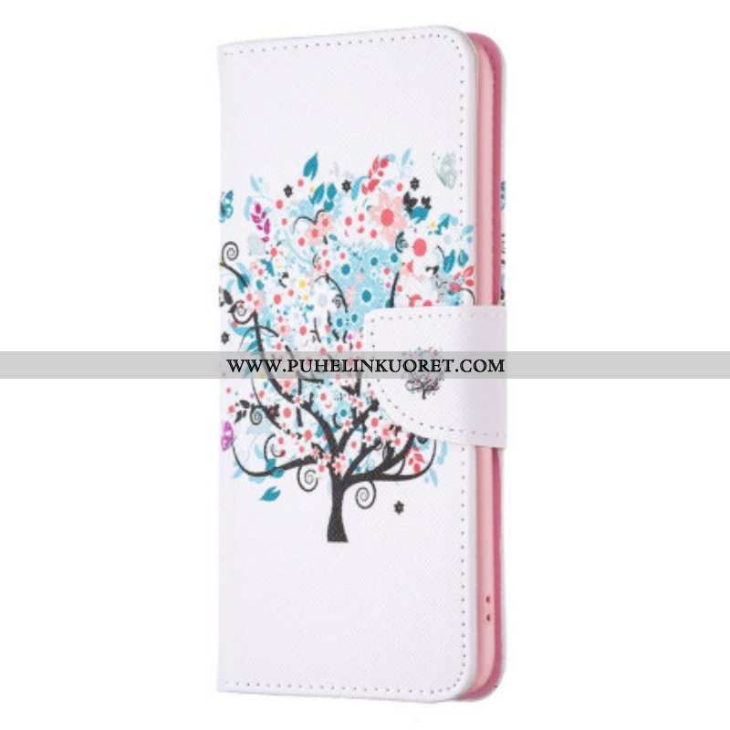 Flip Case Samsung Galaxy S23 5G Kukkiva Puu