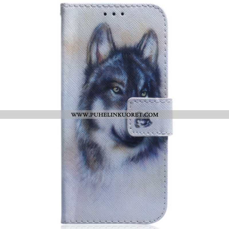 Kotelot Samsung Galaxy S23 5G Vesiväri Wolf