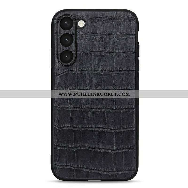 Case Samsung Galaxy S23 5G Aitoa Krokotiilityylistä Nahkaa