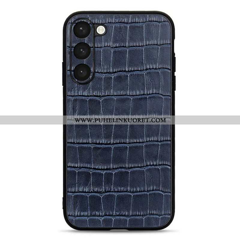 Case Samsung Galaxy S23 5G Aitoa Krokotiilityylistä Nahkaa