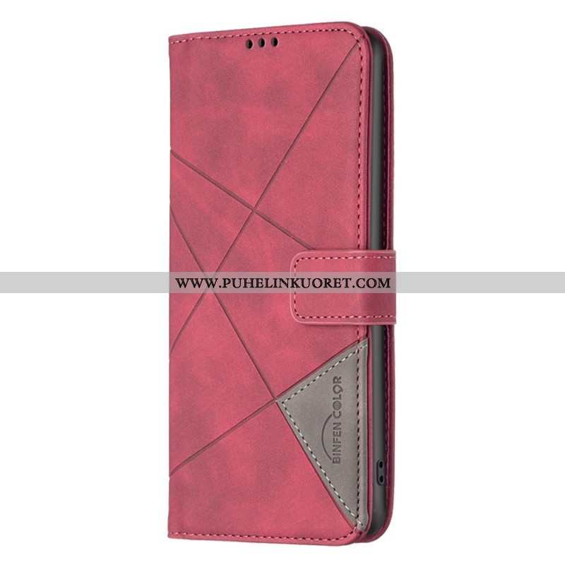 Flip Case Samsung Galaxy S23 5G Binfen Värikolmiot