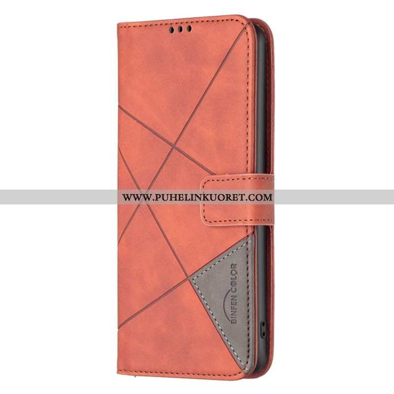 Flip Case Samsung Galaxy S23 5G Binfen Värikolmiot