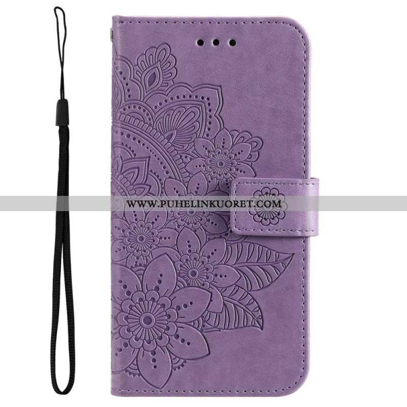 Kotelot Samsung Galaxy S23 5G Suojaketju Kuori Strappy Mandala