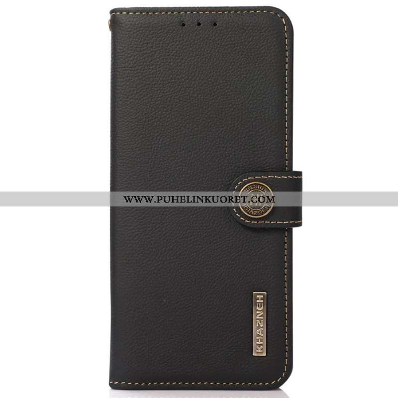 Flip Case Samsung Galaxy S23 5G Khazneh Rfid Aitoa Nahkaa