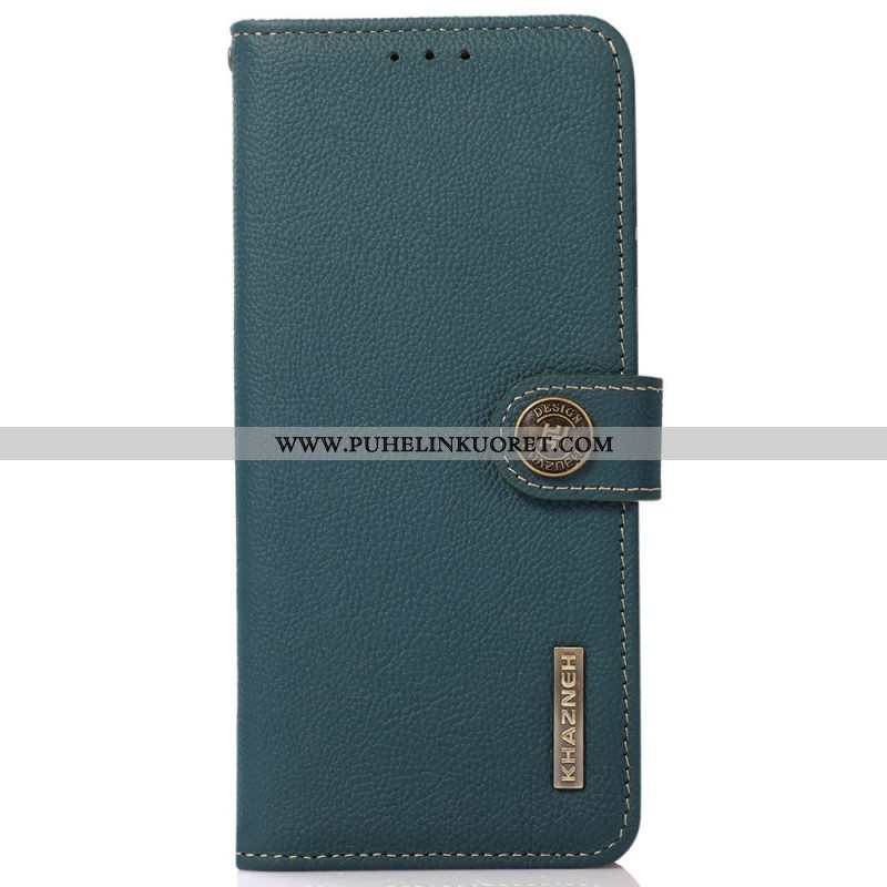 Flip Case Samsung Galaxy S23 5G Khazneh Rfid Aitoa Nahkaa