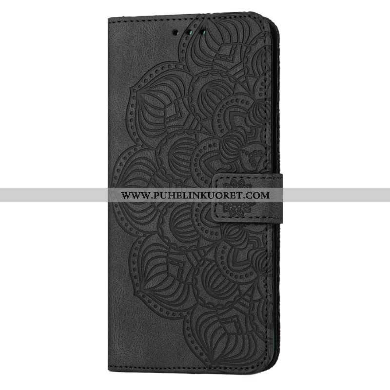 Flip Case Samsung Galaxy S23 Plus 5G Suojaketju Kuori Strappy Mandala