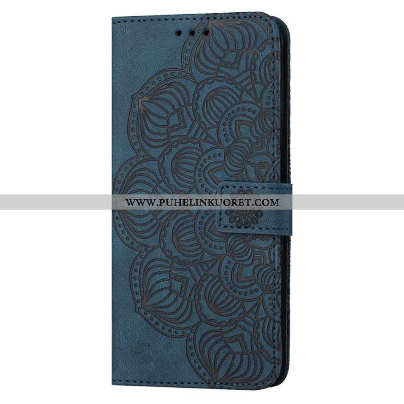 Flip Case Samsung Galaxy S23 Plus 5G Suojaketju Kuori Strappy Mandala