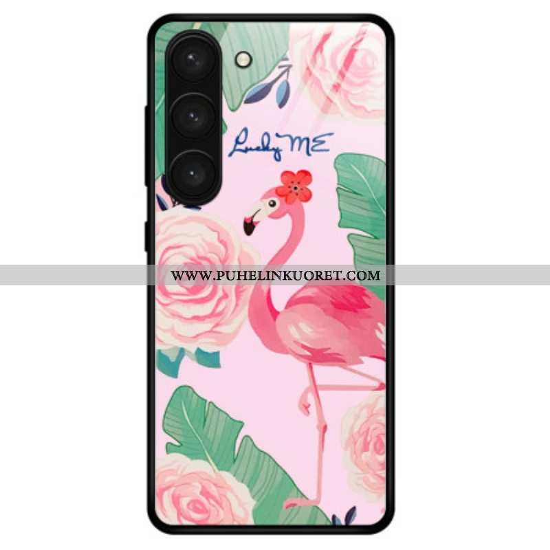 Kuori Samsung Galaxy S23 Plus 5G Flamingo Karkaistu Lasi