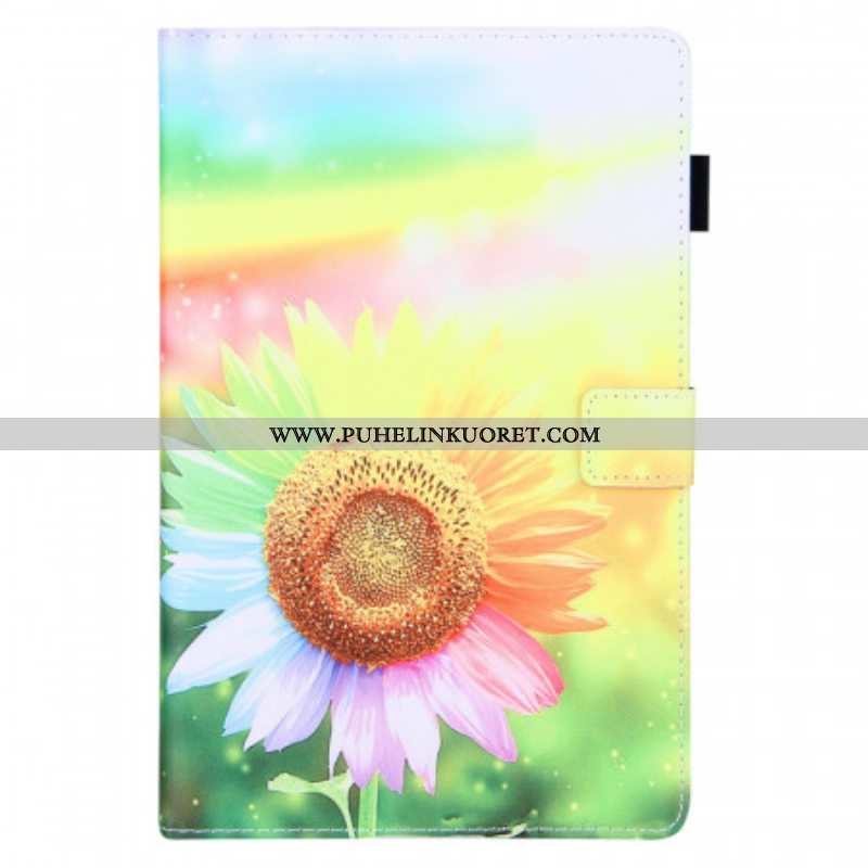 Flip Case Samsung Galaxy Tab A8 (2021) Kukkia Auringossa