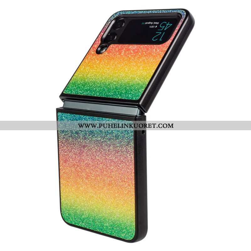 Case Samsung Galaxy Z Flip 4 Kotelot Flip Glitter Gradientit