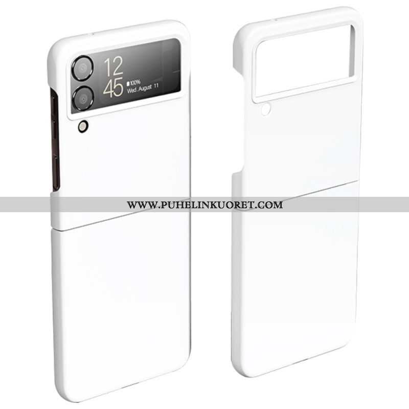 Case Samsung Galaxy Z Flip 4 Kotelot Flip Klassinen Ohut Silikoni