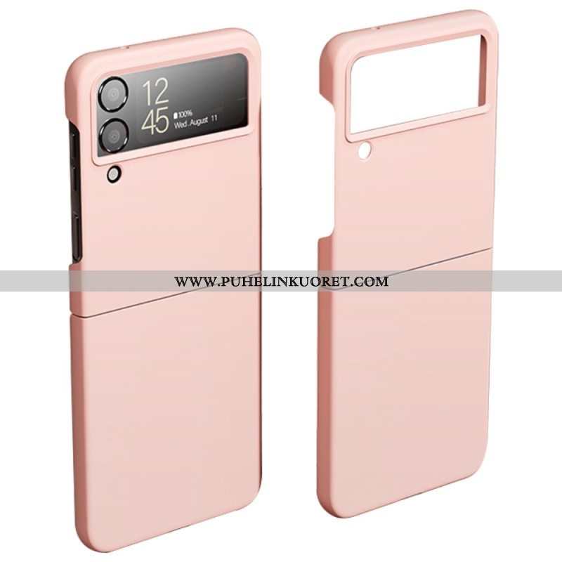 Case Samsung Galaxy Z Flip 4 Kotelot Flip Klassinen Ohut Silikoni