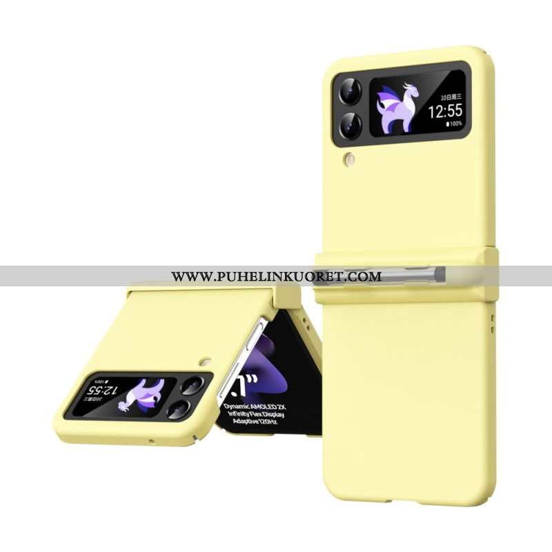 Case Samsung Galaxy Z Flip 4 Kotelot Flip Klassinen Kynällä