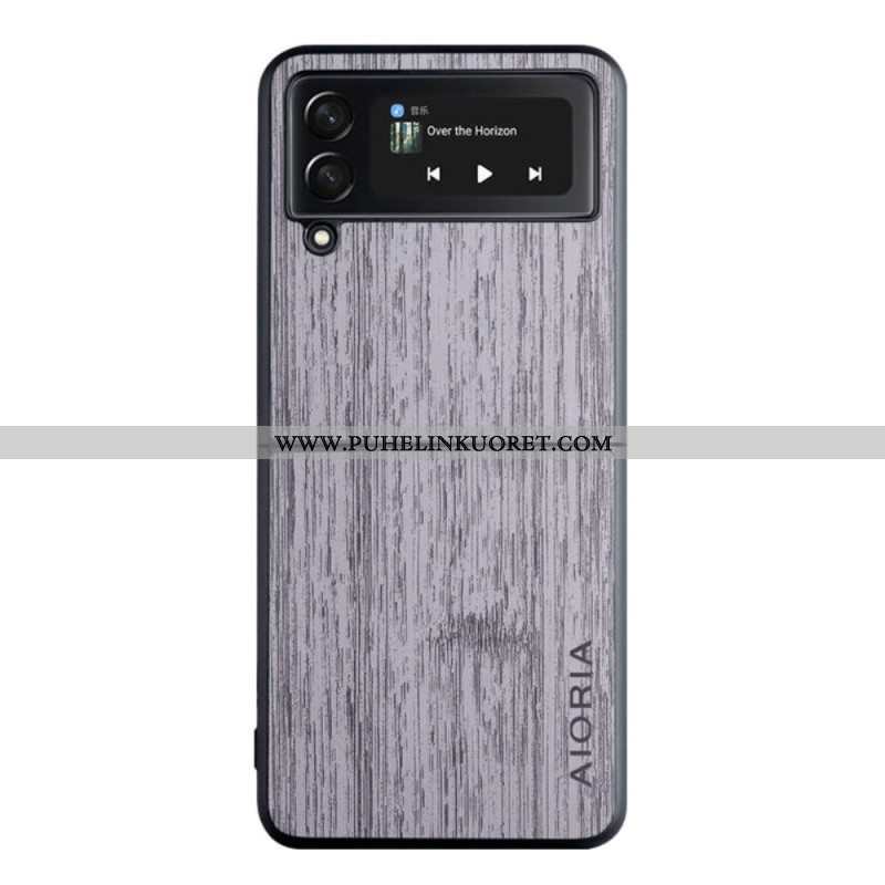 Kuori Samsung Galaxy Z Flip 4 Kotelot Flip Aioria Puuta