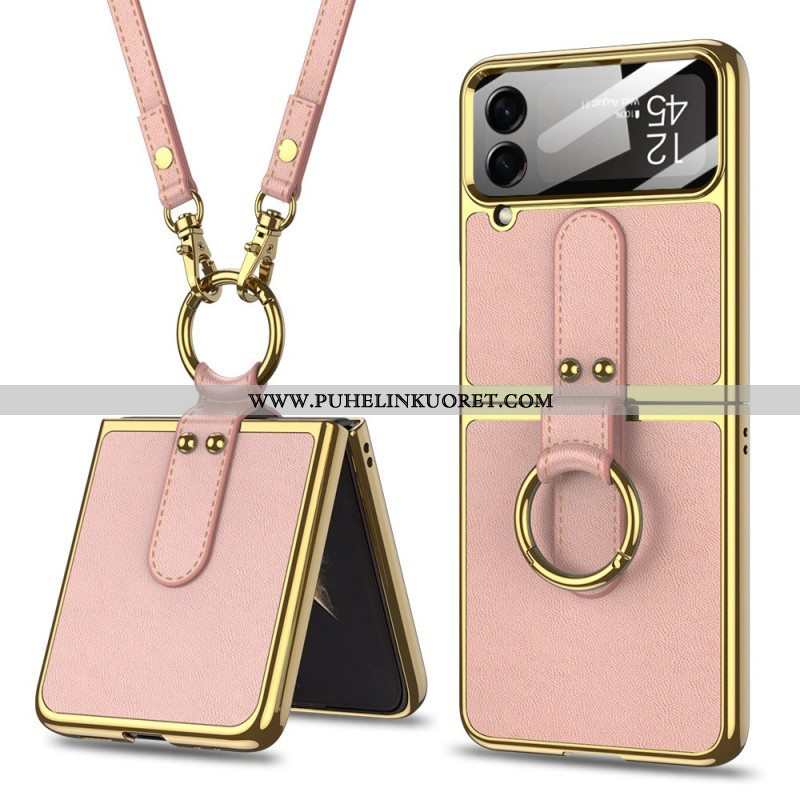 Case Samsung Galaxy Z Flip 4 Kotelot Flip Gkk Olkahihnalla