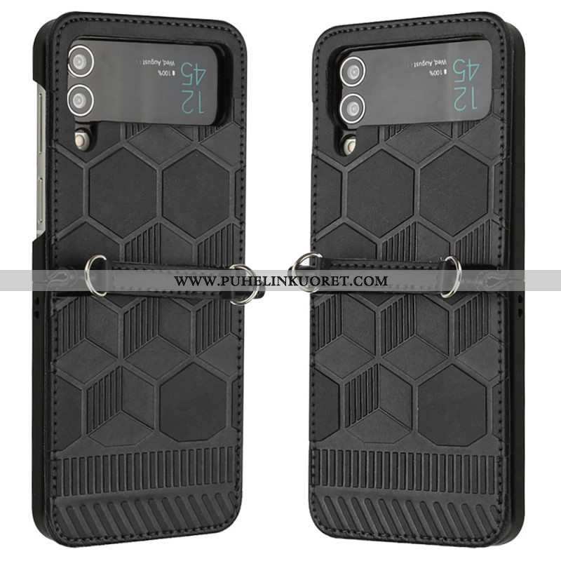 Case Samsung Galaxy Z Flip 4 Kotelot Flip Jalkapallopallon Suunnittelu