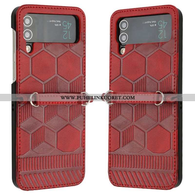 Case Samsung Galaxy Z Flip 4 Kotelot Flip Jalkapallopallon Suunnittelu