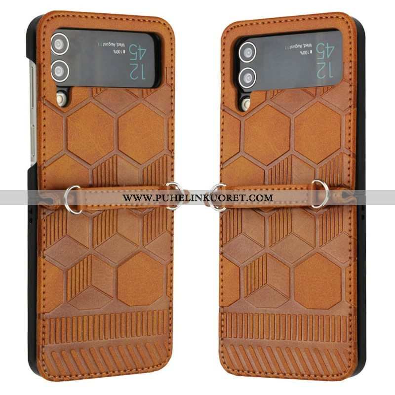 Case Samsung Galaxy Z Flip 4 Kotelot Flip Jalkapallopallon Suunnittelu