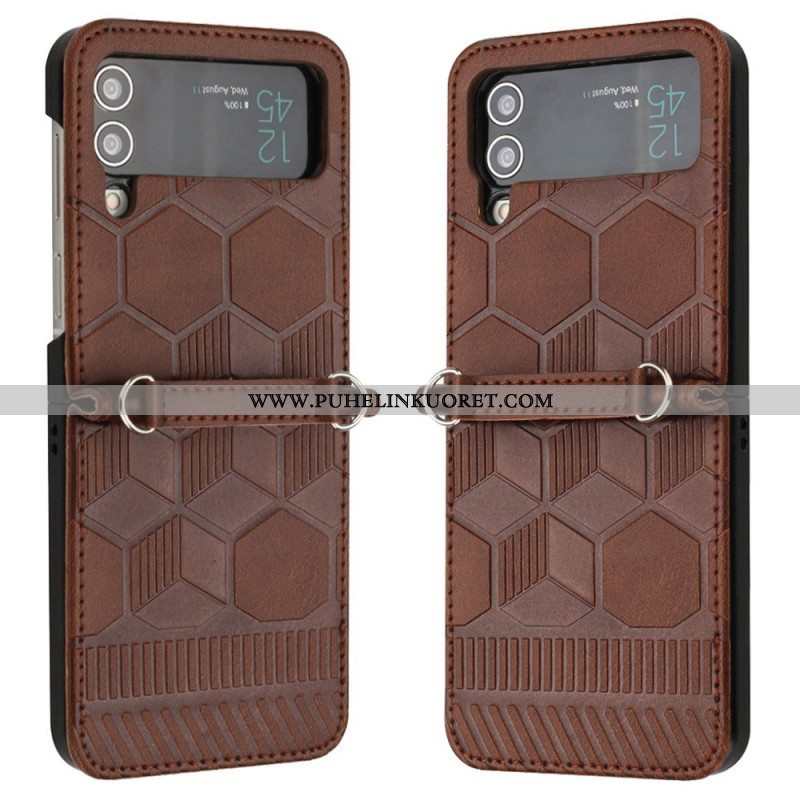 Case Samsung Galaxy Z Flip 4 Kotelot Flip Jalkapallopallon Suunnittelu