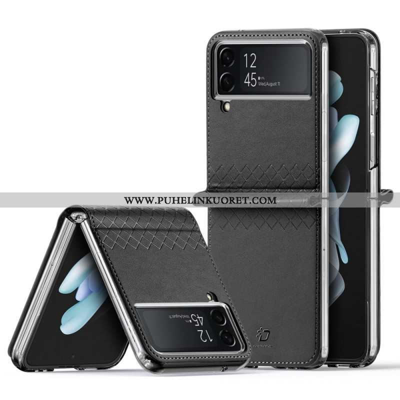 Case Samsung Galaxy Z Flip 4 Kotelot Flip Keinonahka Dux Ducis