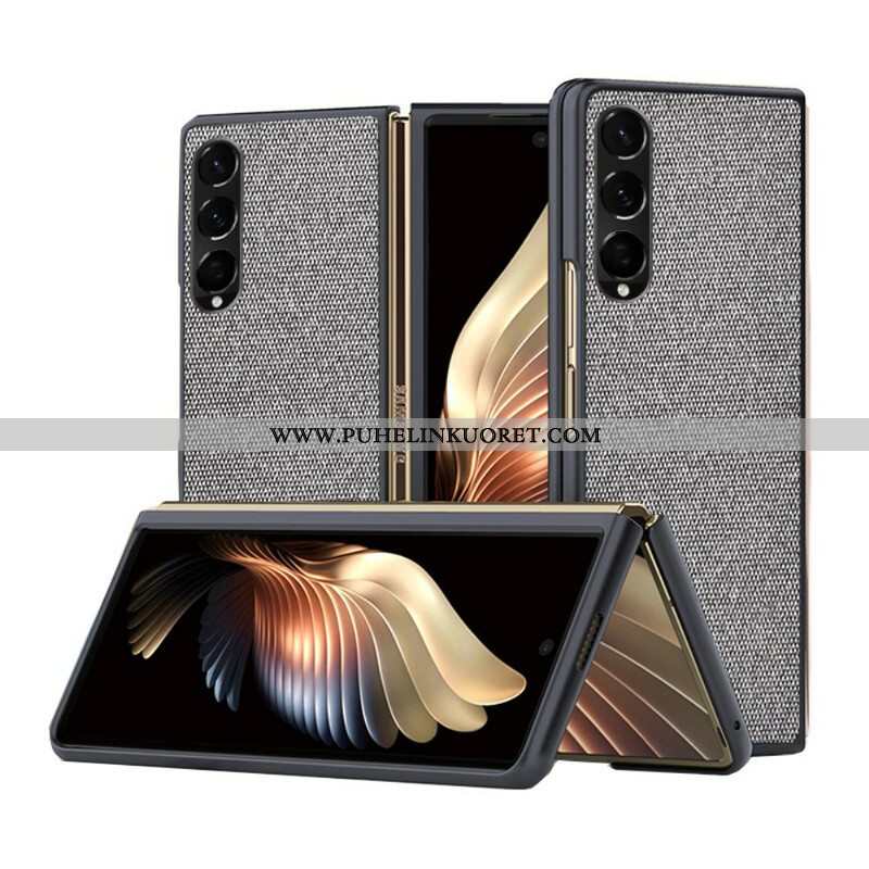 Kuori Samsung Galaxy Z Fold 3 5G Teksturoitu Nahkaefekti